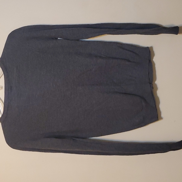 Gray Eddie Bauer Button Up Cardigan - Picture 3 of 3